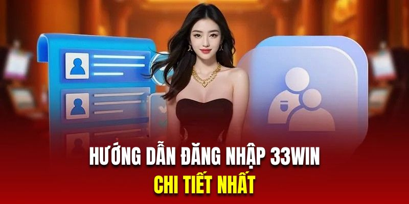 Giao diện đăng nhập 33win đơn giản, thân thiện với người dùng