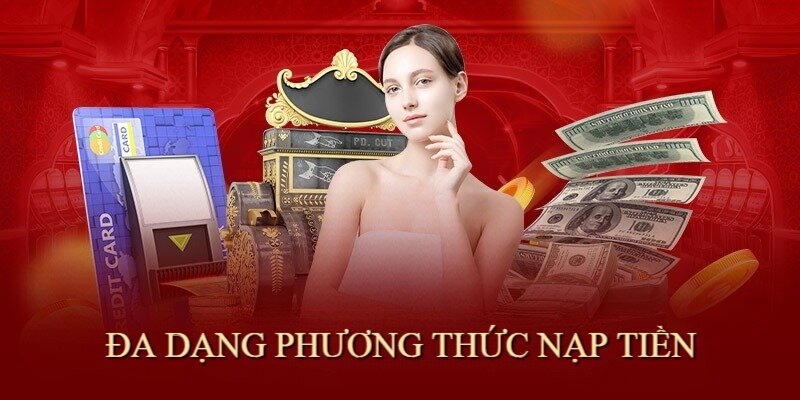 Giao diện trang nạp tiền 33win với các phương thức giao dịch phổ biến.