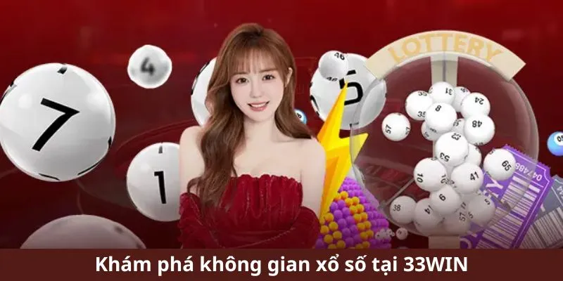 Màn hình quay thưởng xổ số 3 miền sôi động tại 33win