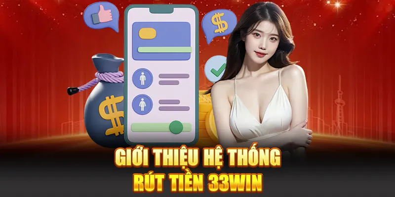 Minh họa quy trình 4 bước rút tiền tại 33win với giao diện thân thiện và dễ sử dụng
